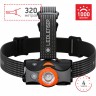 Аккумуляторный налобный фонарь LED LENSER MH11 черно-оранжевый 502166